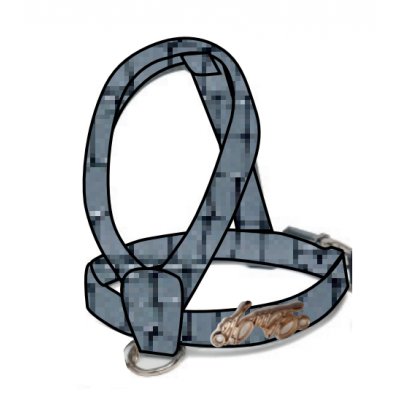 LIU JO Postroj z umělé krokodýlí  kůže obvod hrudi 44-50cm hmot. 6-9,5 kg avio vel. 3